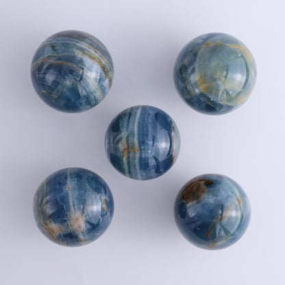 Blue Onyx Spheres Set of 5 - Expert Wholesale and Supplier of Wholesale Crystals & Bulk Gemstones, ["Argentina","Blue Onyx","onyx","Spheres"]