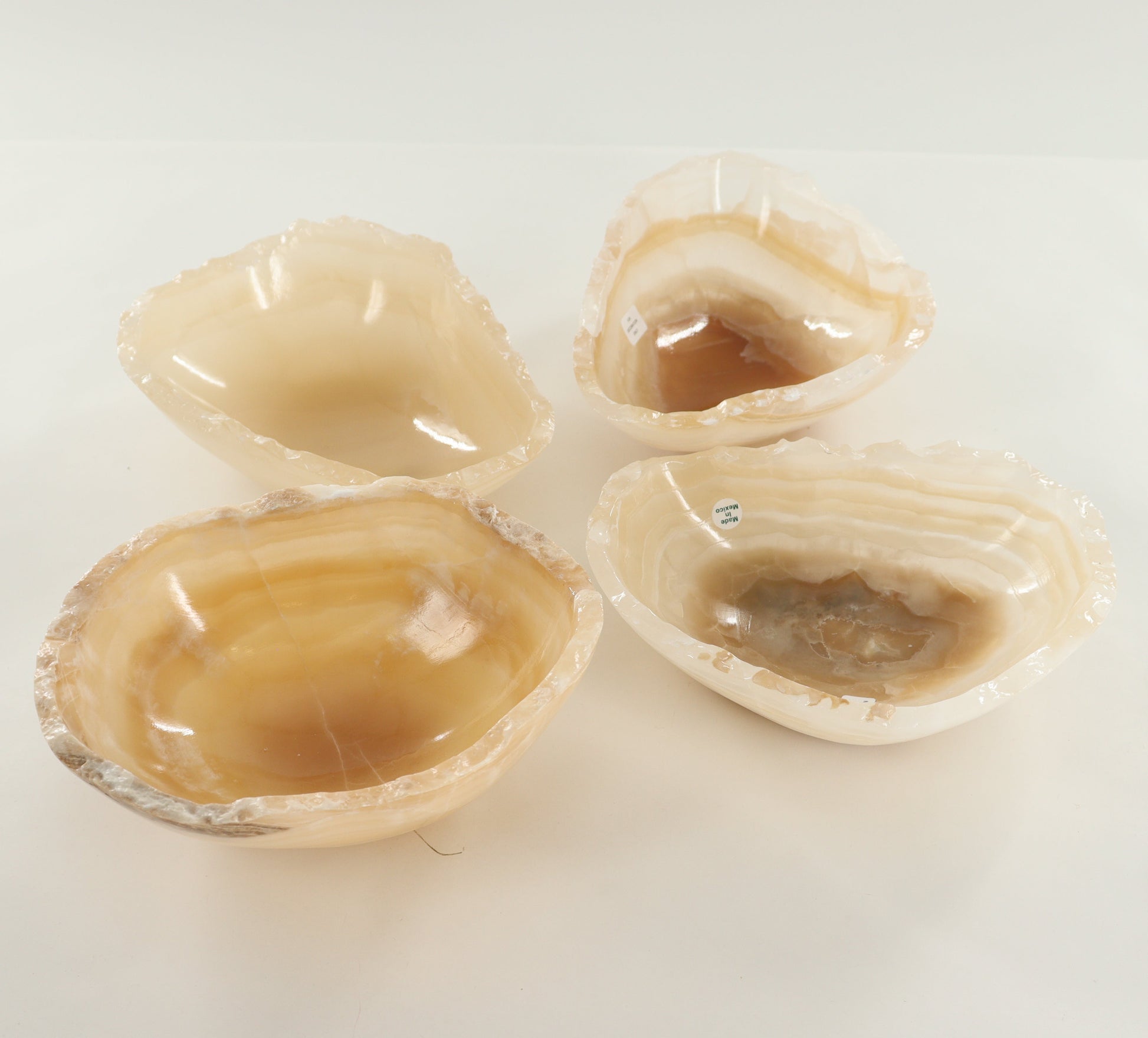 Onyx Bowl Set of 4 - Expert Wholesale and Supplier of Wholesale Crystals & Bulk Gemstones, ["Bowls","Mexico","onyx"]