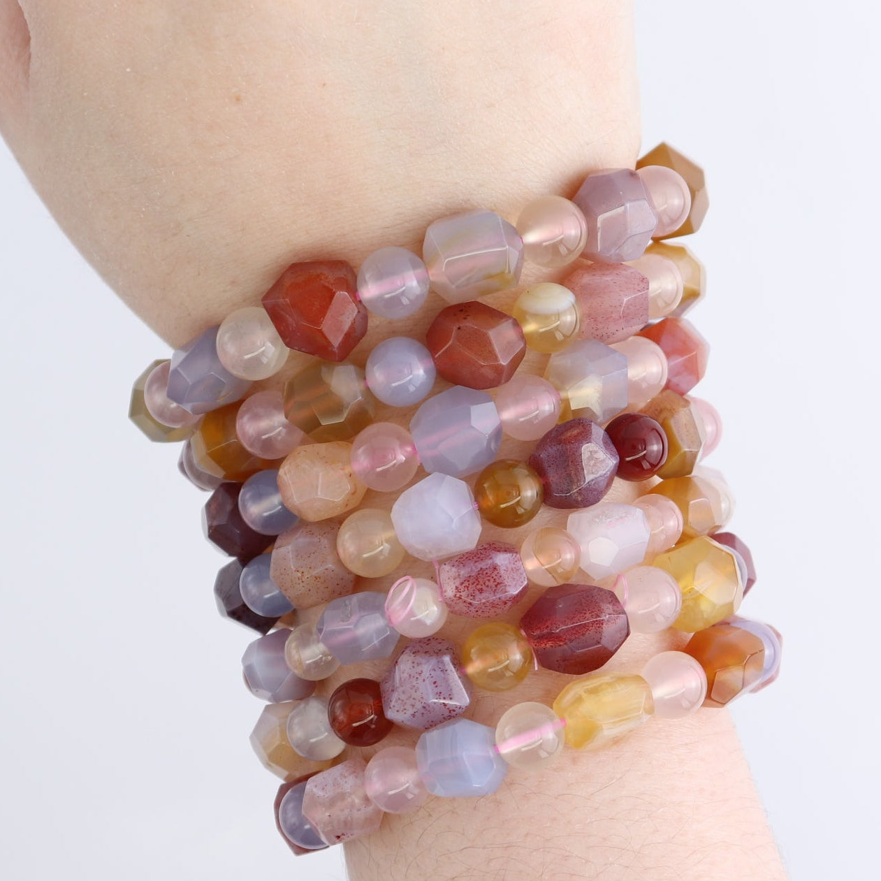 One Mixed Agate Bracelet | Mi Esperanza Minerals | Supplier of Crystals and Onyx