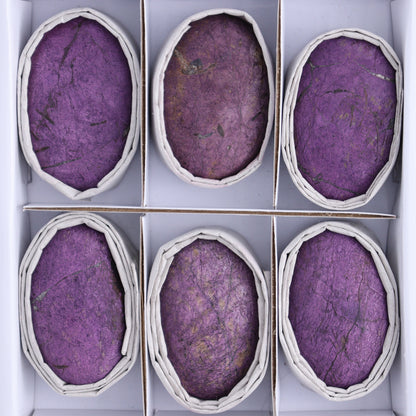 Purpurite Velvet Palm Stones Set of 9