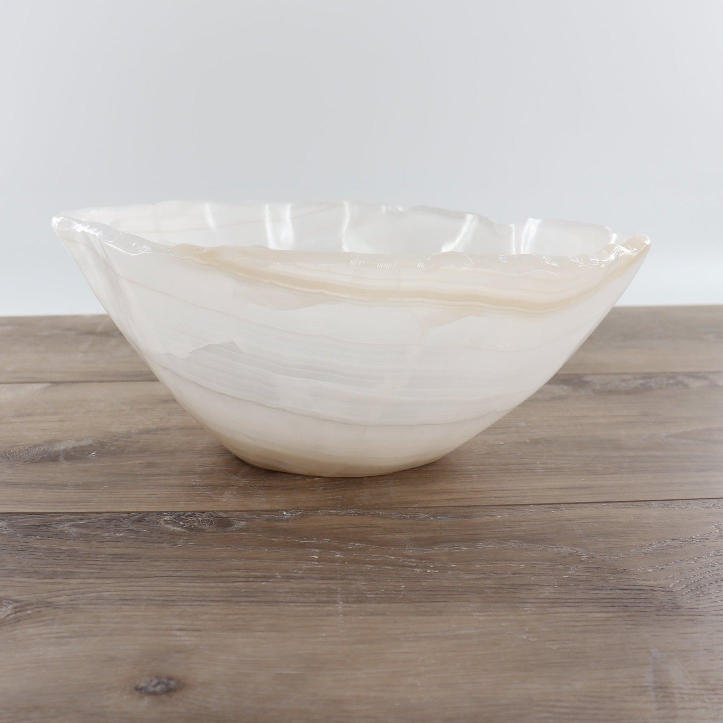 Mexican Onyx/Calcite Bowl 12"