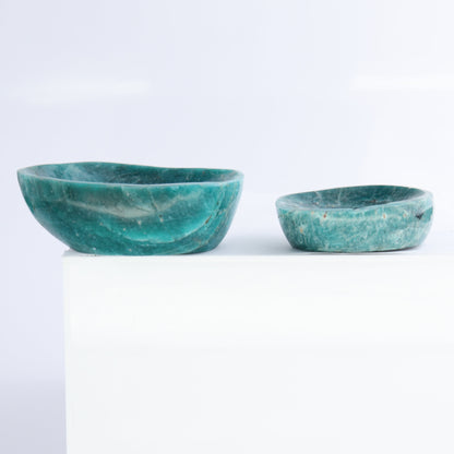 Amazonite Bowls Set of 8 - Expert Wholesale and Supplier of Wholesale Crystals & Bulk Gemstones, ["Amazonite","Bowls","Madagascar"]