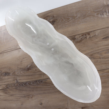 Mexican Onyx/Calcite Canoe Bowl - Expert Wholesale and Supplier of Wholesale Crystals & Bulk Gemstones, ["Bowls","Calcite","canoe","Mexico","onyx"]