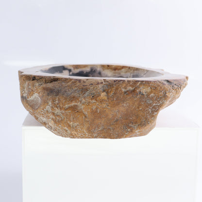 Petrified Wood Bowls Set of 2 - Expert Wholesale and Supplier of Wholesale Crystals & Bulk Gemstones, ["Bowls","Indonesia","Petrified Wood"]