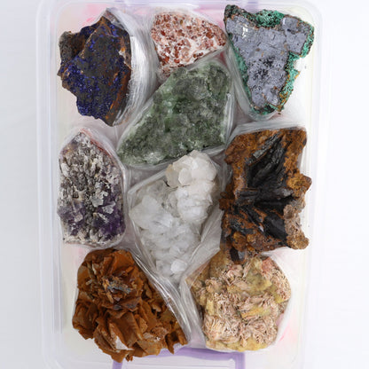 Mixed Minerals Flat from Morocco | Mi Esperanza Minerals | Supplier of Crystals and Onyx