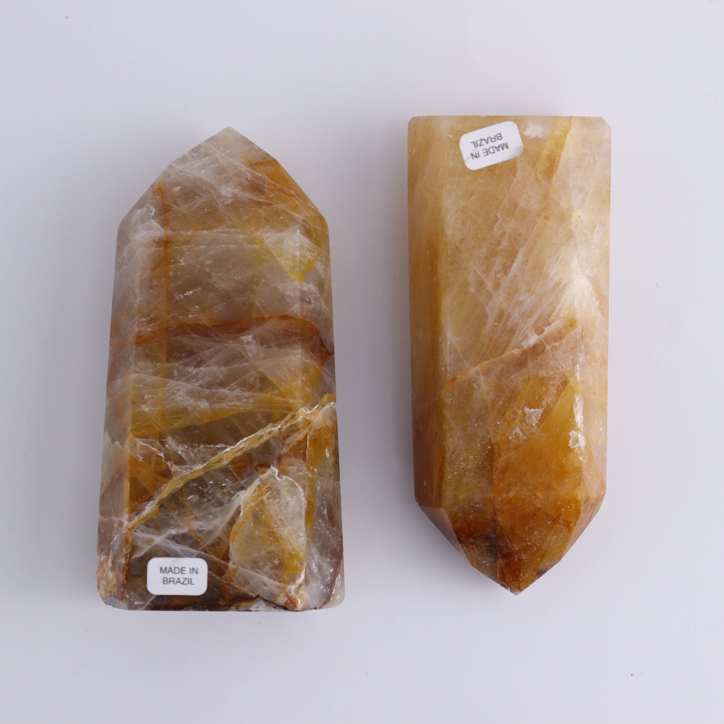 Golden Healer Towers Set of 4 - Expert Wholesale and Supplier of Wholesale Crystals & Bulk Gemstones, ["Brazil","Golden Healer","Towers"]