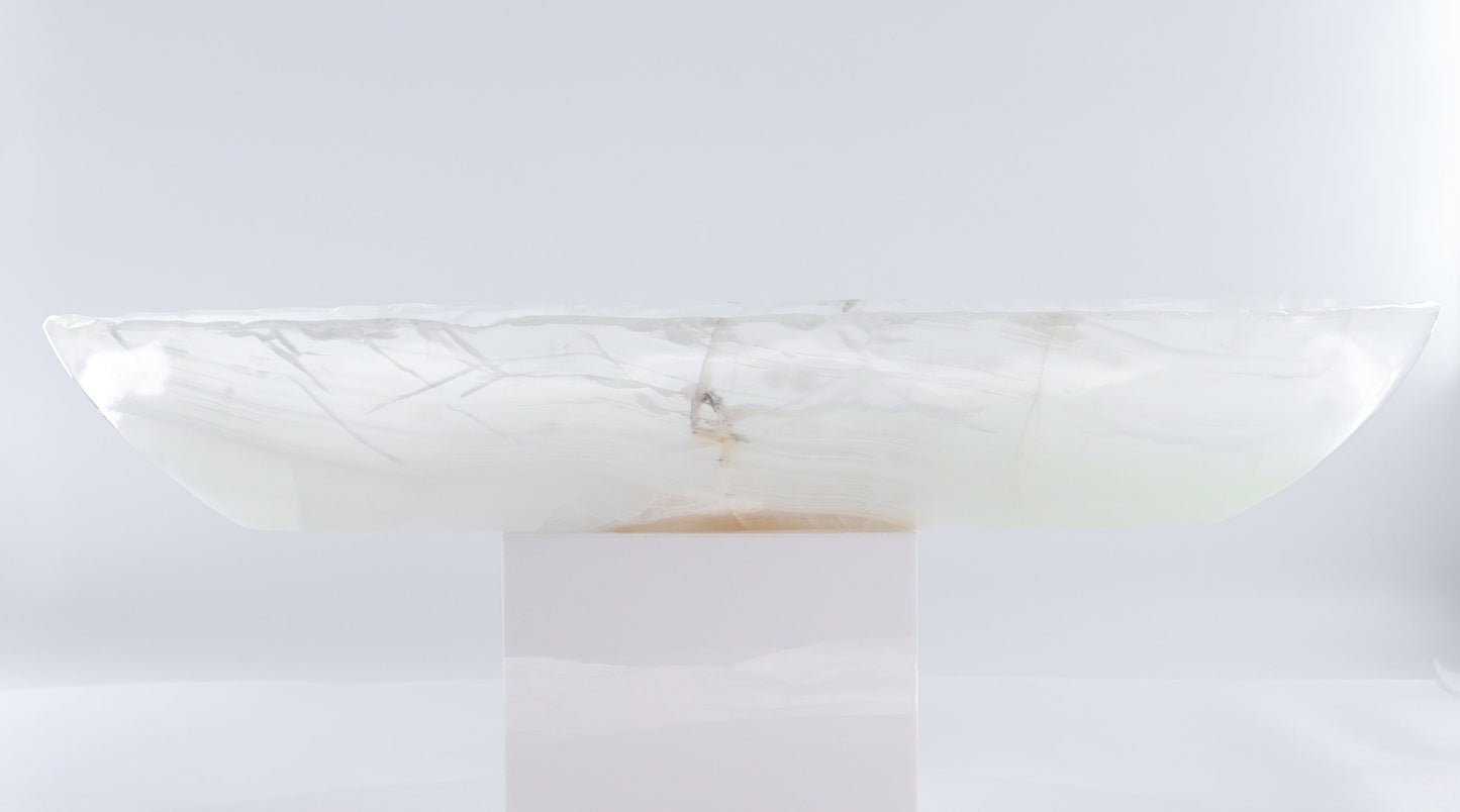Onyx Canoe Bowl - Expert Wholesale and Supplier of Wholesale Crystals & Bulk Gemstones, ["Bowls","canoe","Mexico","onyx"]