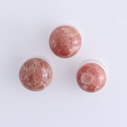 Rhodochrosite Spheres Set of 12
