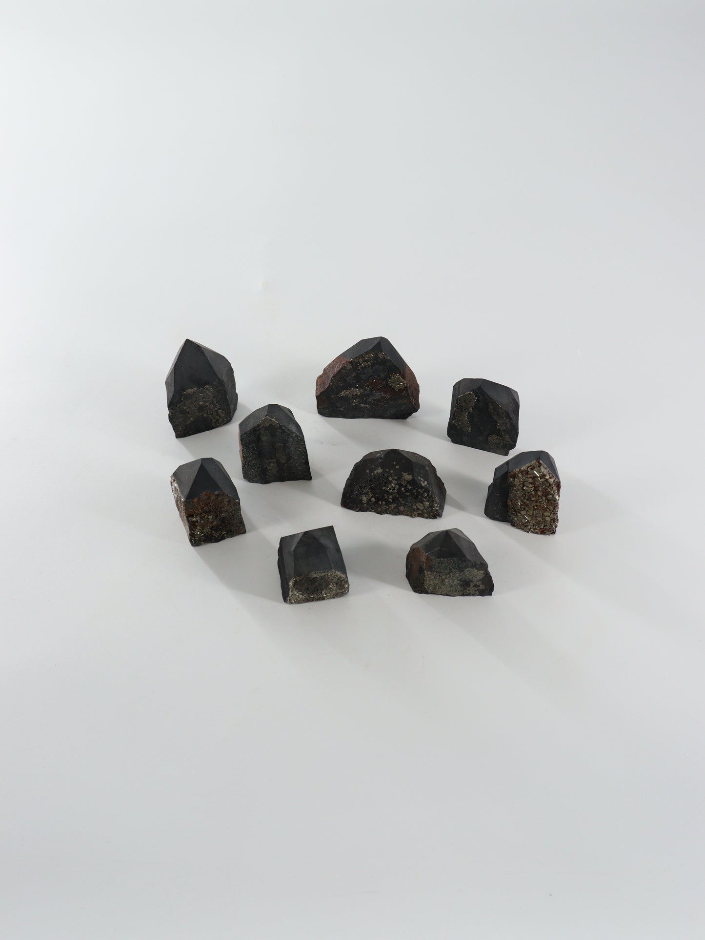 Pyrite Freeforms Set of 9