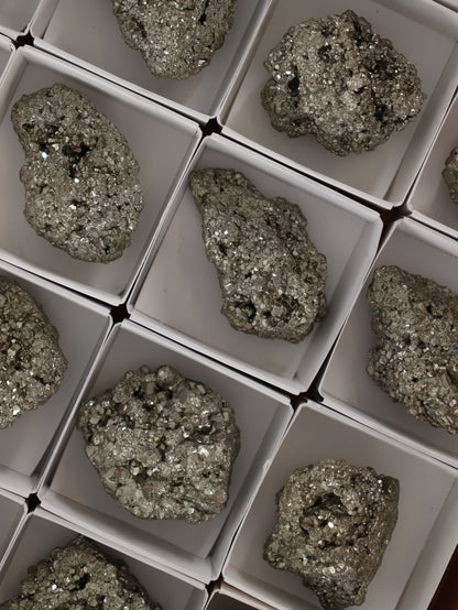 Pyrite Clusters Set of 20