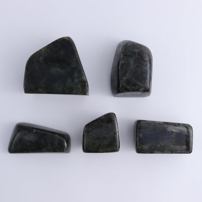 Labradorite Freeform Set of 5 - Expert Wholesale and Supplier of Wholesale Crystals & Bulk Gemstones, ["Freeforms","Labradorite","Madagascar"]