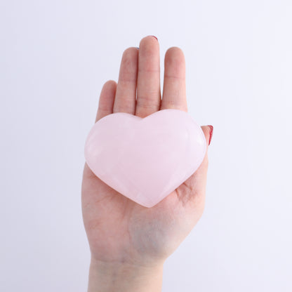 Pink Mangano Calcite Hearts Set of 6 - Expert Wholesale and Supplier of Wholesale Crystals & Bulk Gemstones, ["Pakistan","Pink Calcite"]