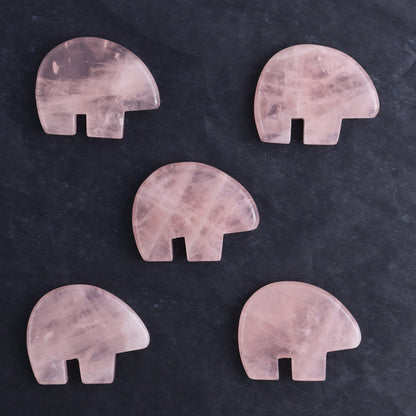 One Rose Quartz Bear - Expert Wholesale and Supplier of Wholesale Crystals & Bulk Gemstones, ["Bears","Rose Quartz","Zuni Bears"]