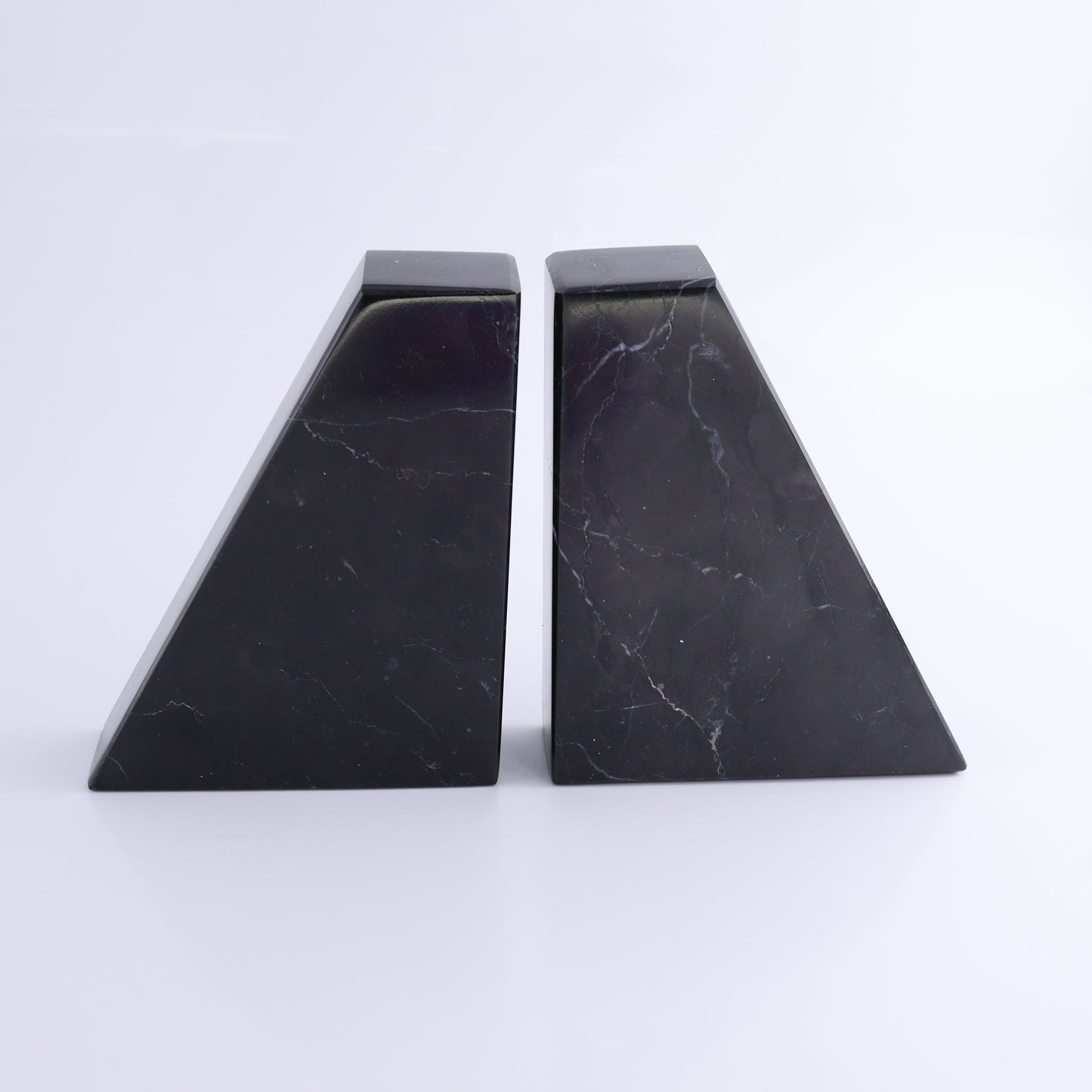 One Pair of Black Marble Polished Bookends - Expert Wholesale and Supplier of Wholesale Crystals & Bulk Gemstones, ["Black Marble","Bookends","Catalog Onyx","Marble","Mexico"]