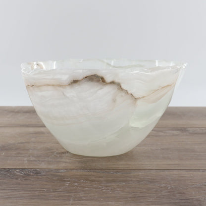 Mexican Onyx/Calcite Bowl 12"