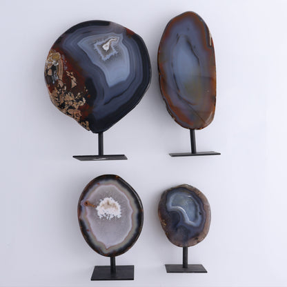 Agate on Pins Set of 4 - Expert Wholesale and Supplier of Wholesale Crystals & Bulk Gemstones, ["Agate","Brazil","On Pins"]