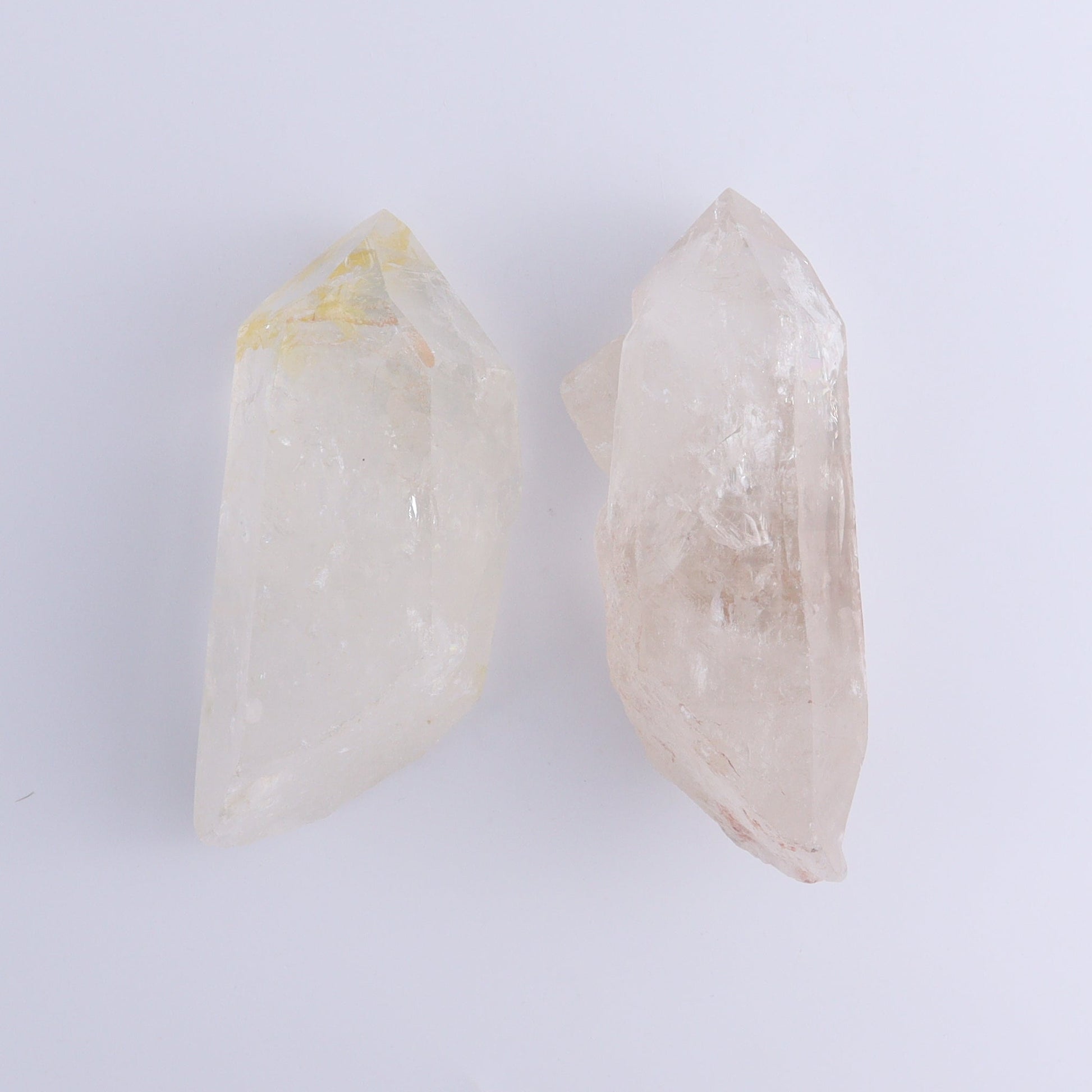 Quartz Polished Tips Set of 2 - Expert Wholesale and Supplier of Wholesale Crystals & Bulk Gemstones, ["Polished Tip","Quartz"]