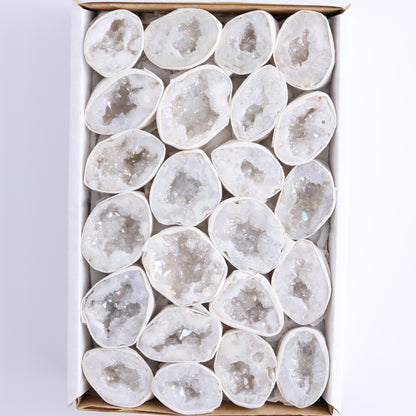 One Aura Quartz Geodes Flat Blind