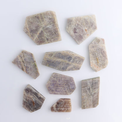 Moonstone Slices & Slabs Set of 7