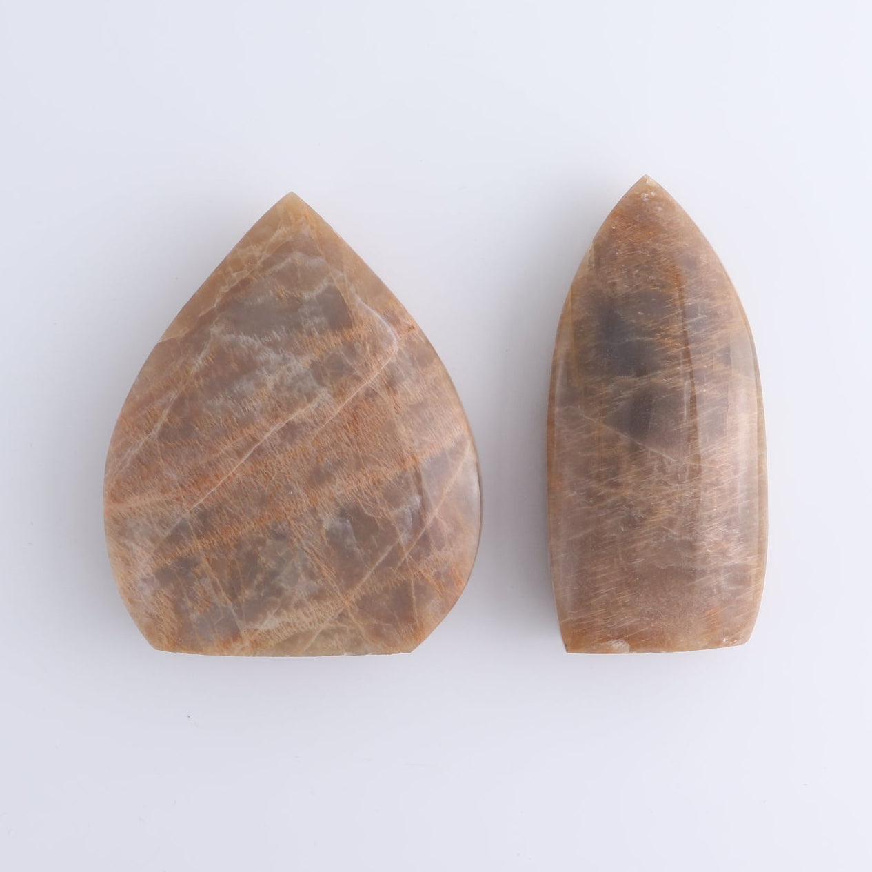 Peach Moonstone Freeform Set of 6 | Mi Esperanza Minerals | Supplier of Crystals and Onyx
