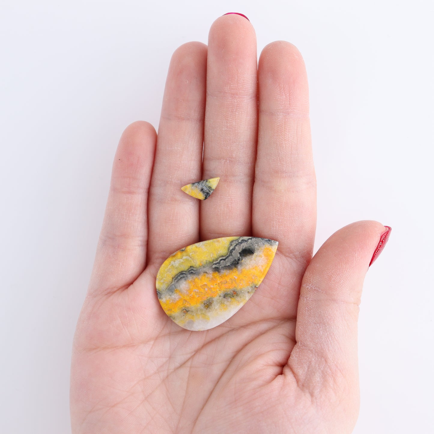 Bumblebee Jasper Cabs Set of 28 - Expert Wholesale and Supplier of Wholesale Crystals & Bulk Gemstones, ["Bumblebee Jasper","Cabs","jasper","Turkey"]