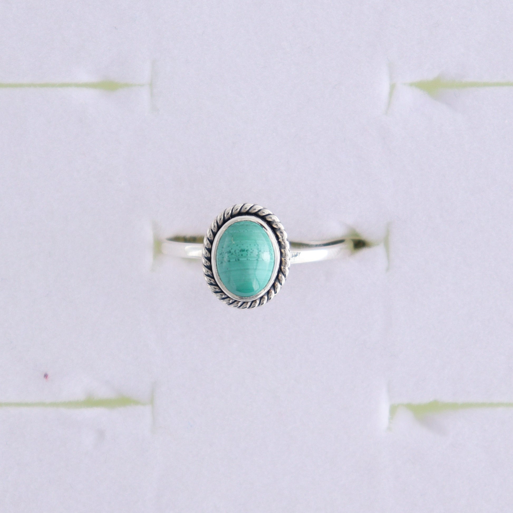 Malachite Rings Set of 6 (Ring Holders Not Included) - Expert Wholesale and Supplier of Wholesale Crystals & Bulk Gemstones, ["Malachite","Ring","rings","sterling silver"]