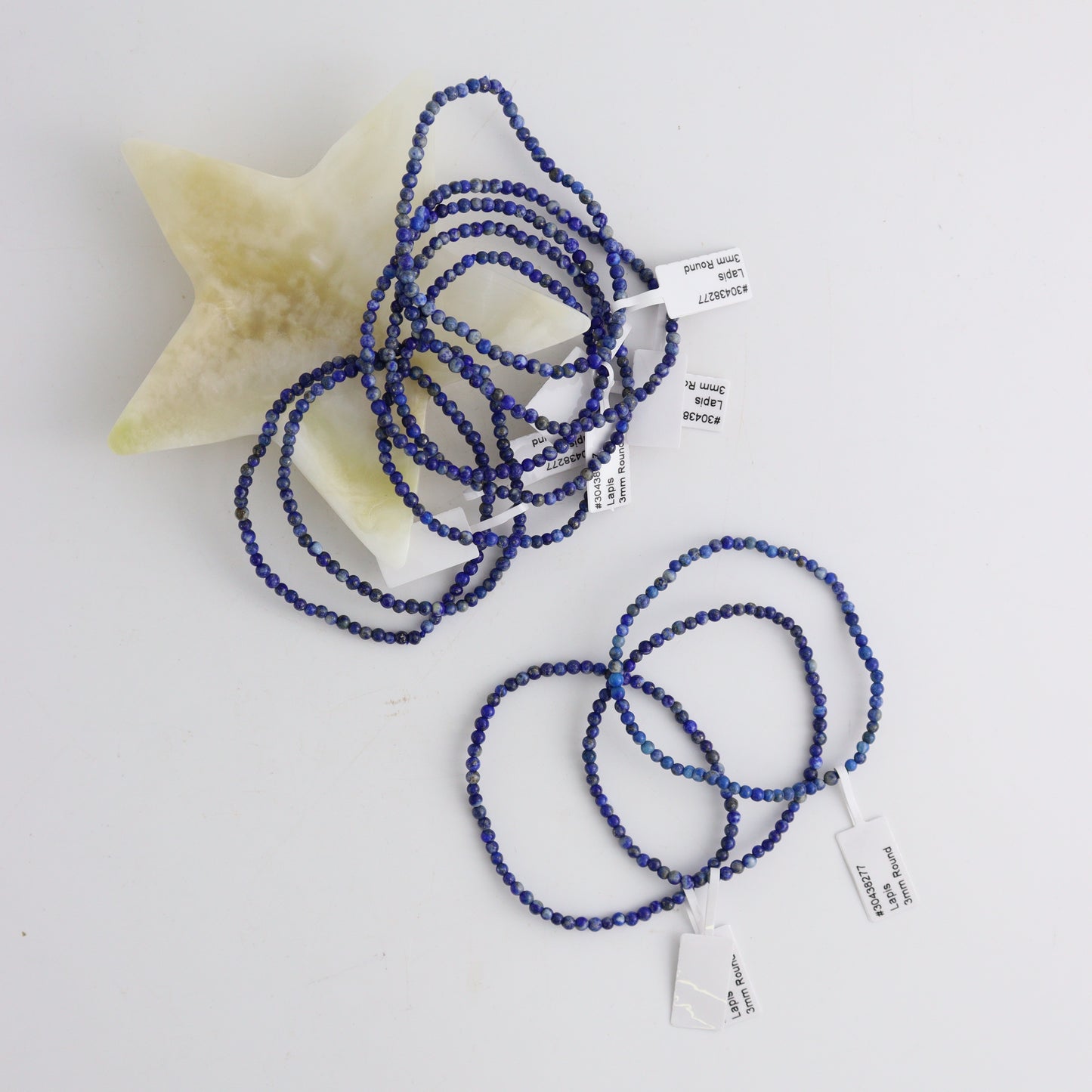 Lapis Bracelet 3mm Set of 10 - Expert Wholesale and Supplier of Wholesale Crystals & Bulk Gemstones, ["bracelets","China","Jewelry","Lapis Lazuli"]