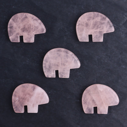 One Rose Quartz Bear - Expert Wholesale and Supplier of Wholesale Crystals & Bulk Gemstones, ["Bears","Rose Quartz","Zuni Bears"]