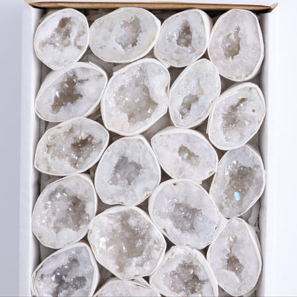 One Aura Quartz Geodes Flat Blind