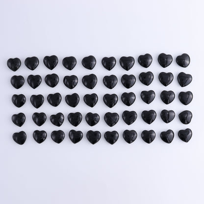 50 pcs Mini Obsidian Hearts - Expert Wholesale and Supplier of Wholesale Crystals & Bulk Gemstones, ["Hearts","Obsidian"]