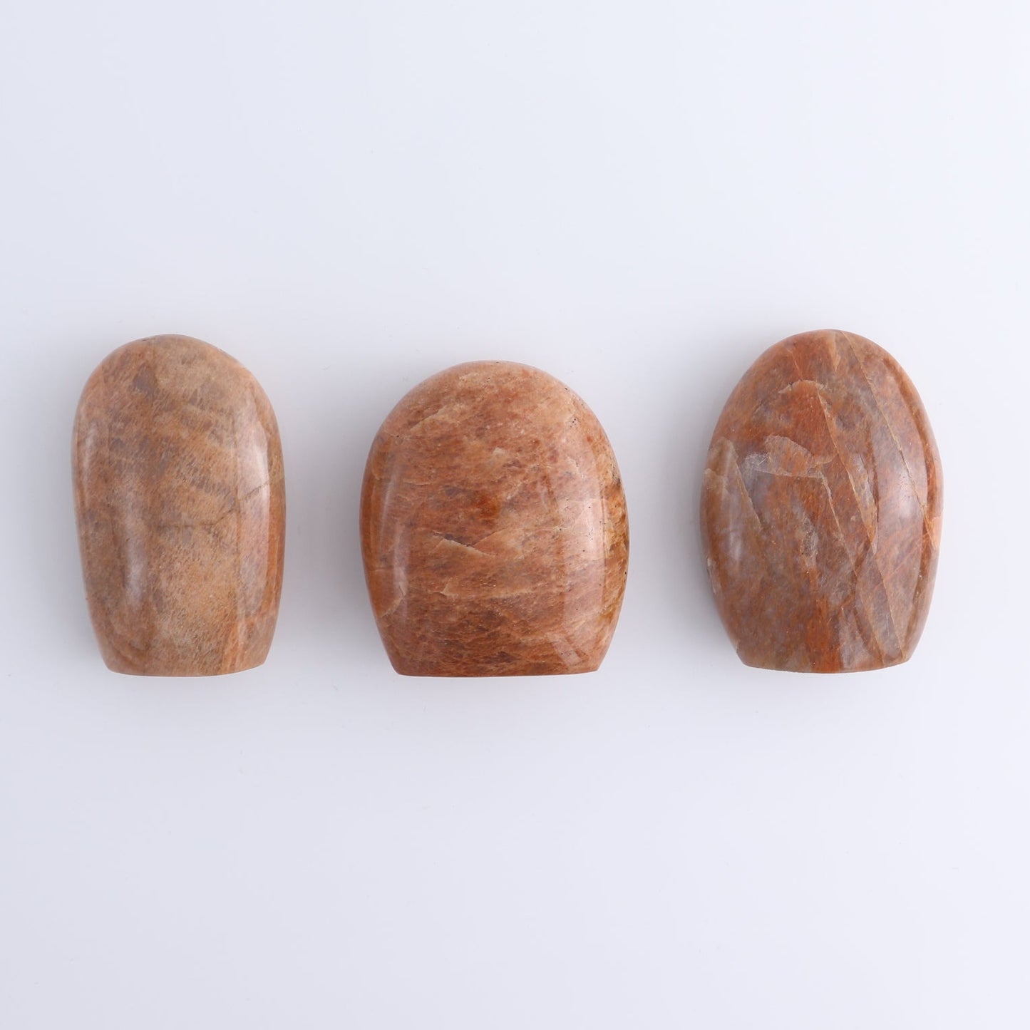 Peach Moonstone Freeform Set of 6