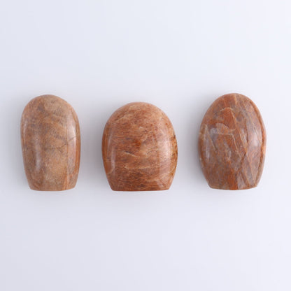 Peach Moonstone Freeform Set of 6