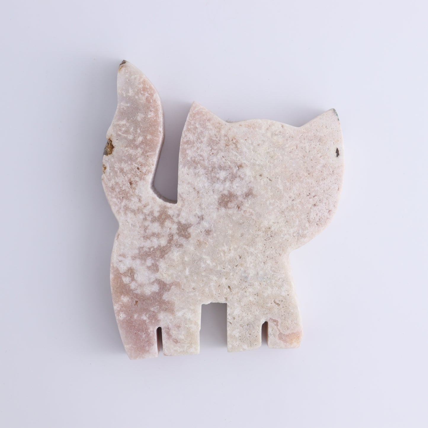 Pink Amethyst Cats Set of 2 - Expert Wholesale and Supplier of Wholesale Crystals & Bulk Gemstones, ["Amethyst","Brazil","Cat","Pink Amethyst"]