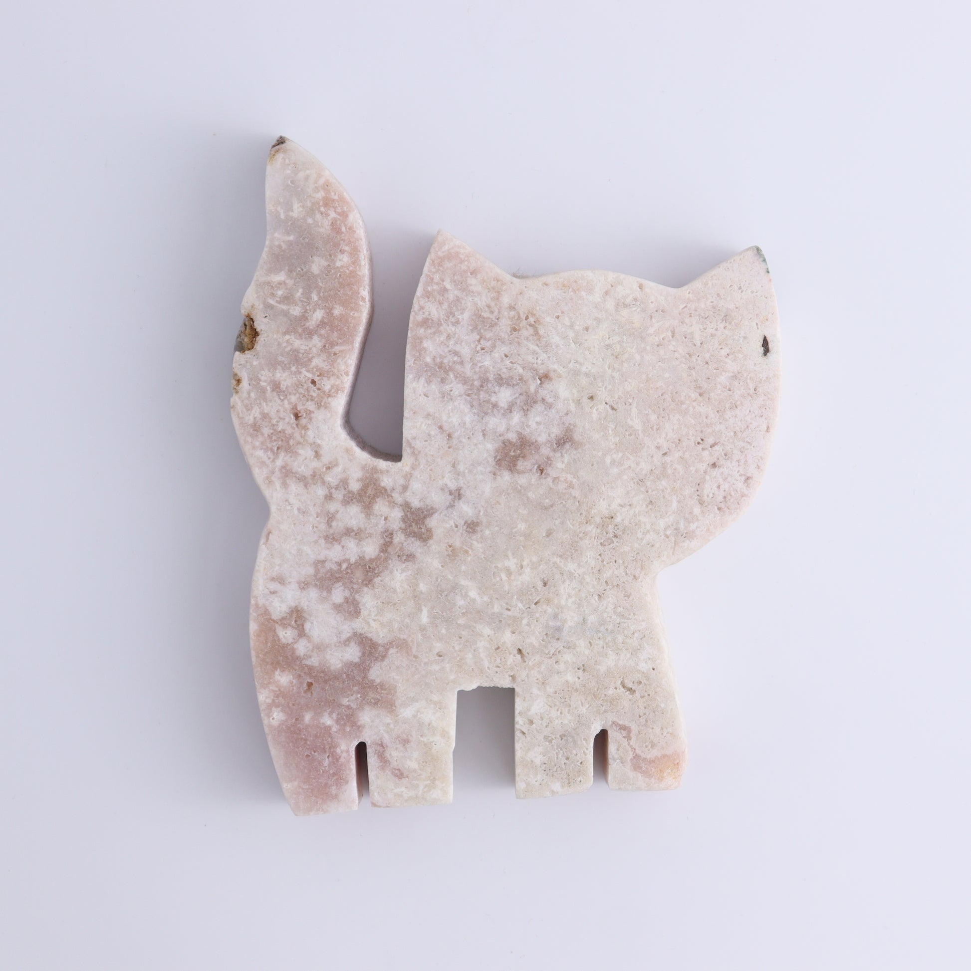 Pink Amethyst Cats Set of 2 - Expert Wholesale and Supplier of Wholesale Crystals & Bulk Gemstones, ["Amethyst","Brazil","Cat","Pink Amethyst"]