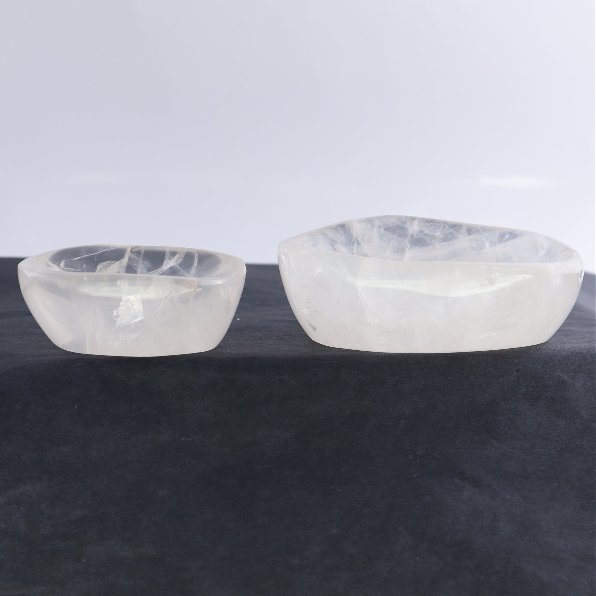 Clear Quartz Bowls Set of 6 - Expert Wholesale and Supplier of Wholesale Crystals & Bulk Gemstones, ["Bowls","Clear Quartz","Madagascar","Quartz"]