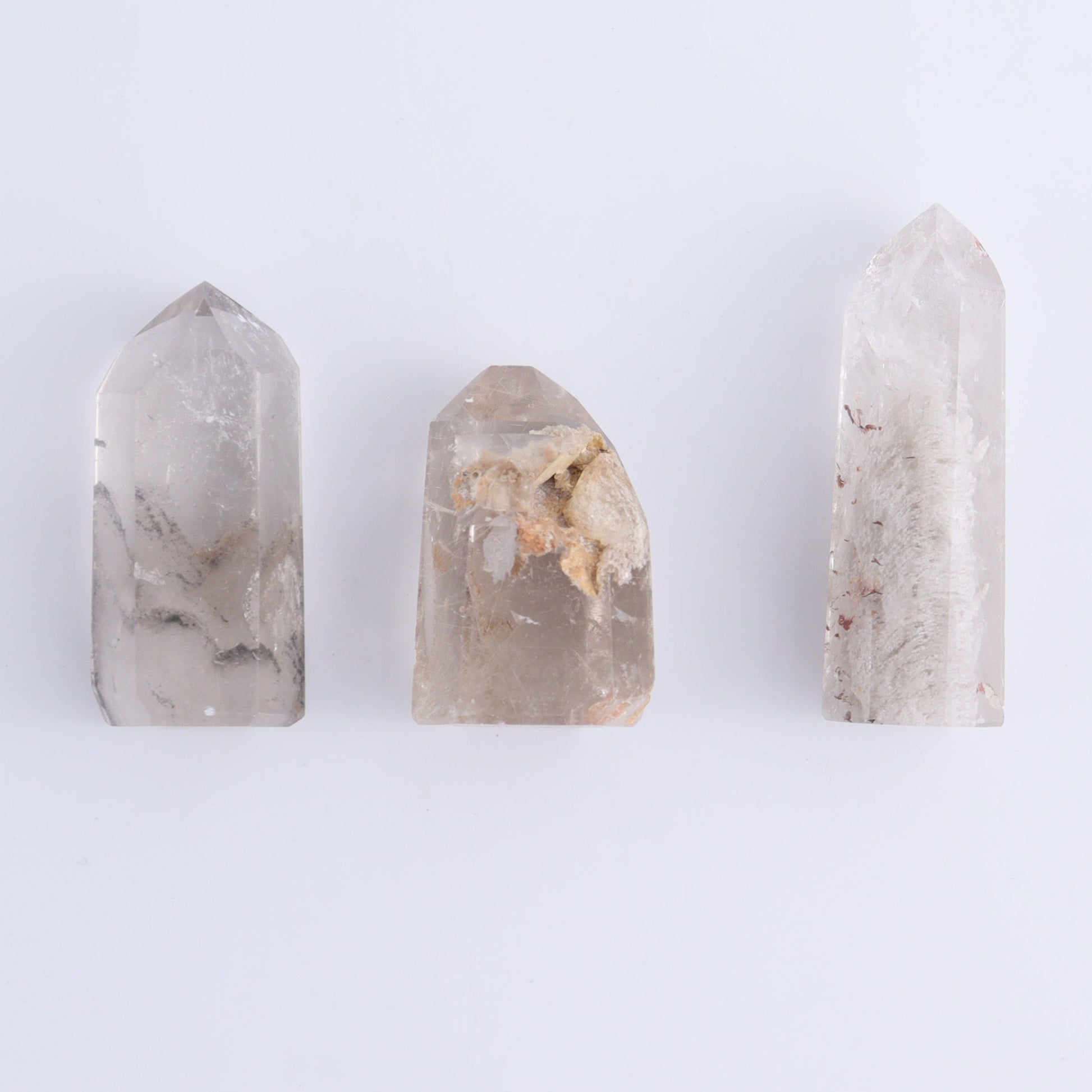 Garden Quartz Towers Set of 20 - Expert Wholesale and Supplier of Wholesale Crystals & Bulk Gemstones, ["Garden Quartz","Quartz","Towers"]