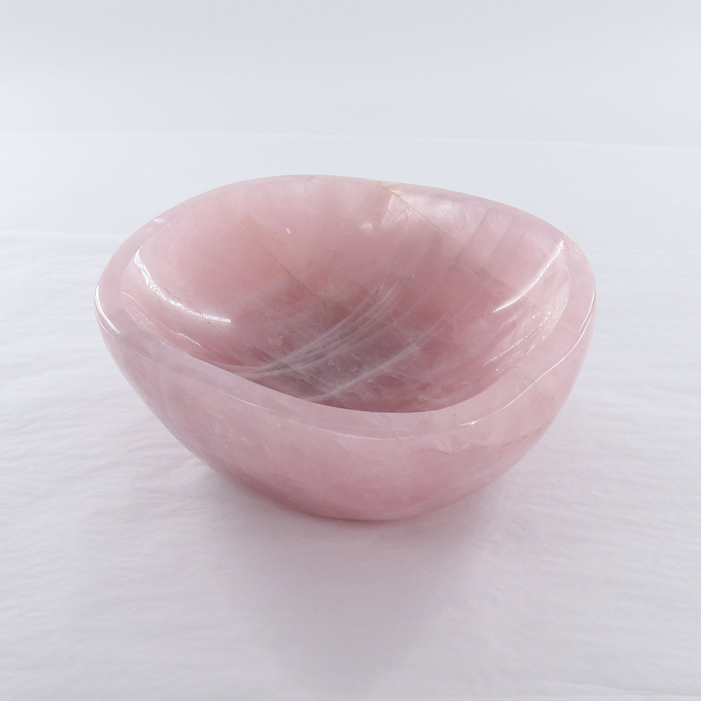 Rose Quartz Bowl - Expert Wholesale and Supplier of Wholesale Crystals & Bulk Gemstones, ["Bowls","Madagascar","Rose Quartz"]