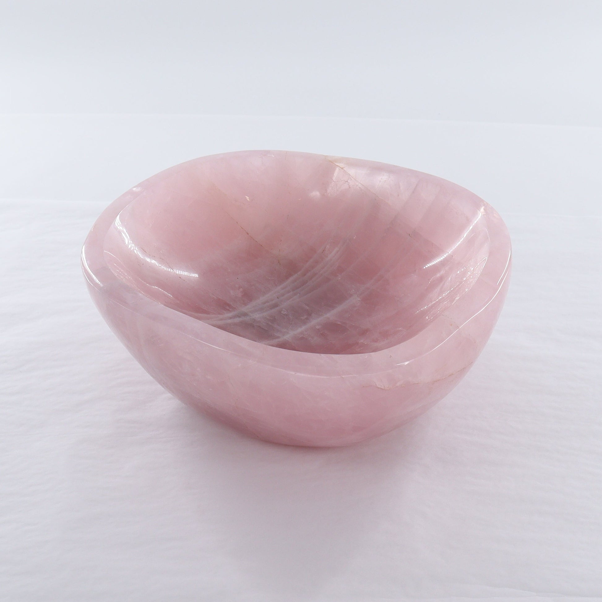 Rose Quartz Bowl - Expert Wholesale and Supplier of Wholesale Crystals & Bulk Gemstones, ["Bowls","Madagascar","Rose Quartz"]