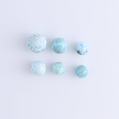 Larmiar Spheres Set of 12 - Expert Wholesale and Supplier of Wholesale Crystals & Bulk Gemstones, ["Larimar","Spheres"]