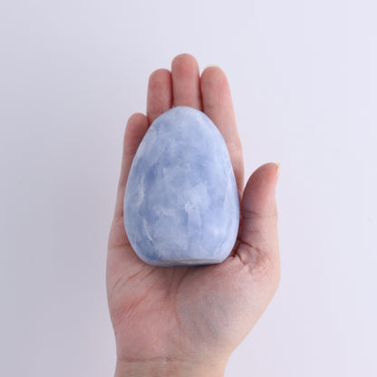 Blue Calcite Freeforms Set of 4 - Expert Wholesale and Supplier of Wholesale Crystals & Bulk Gemstones, ["Blue Calcite","Calcite","close_30","Freeform","Freeforms"]