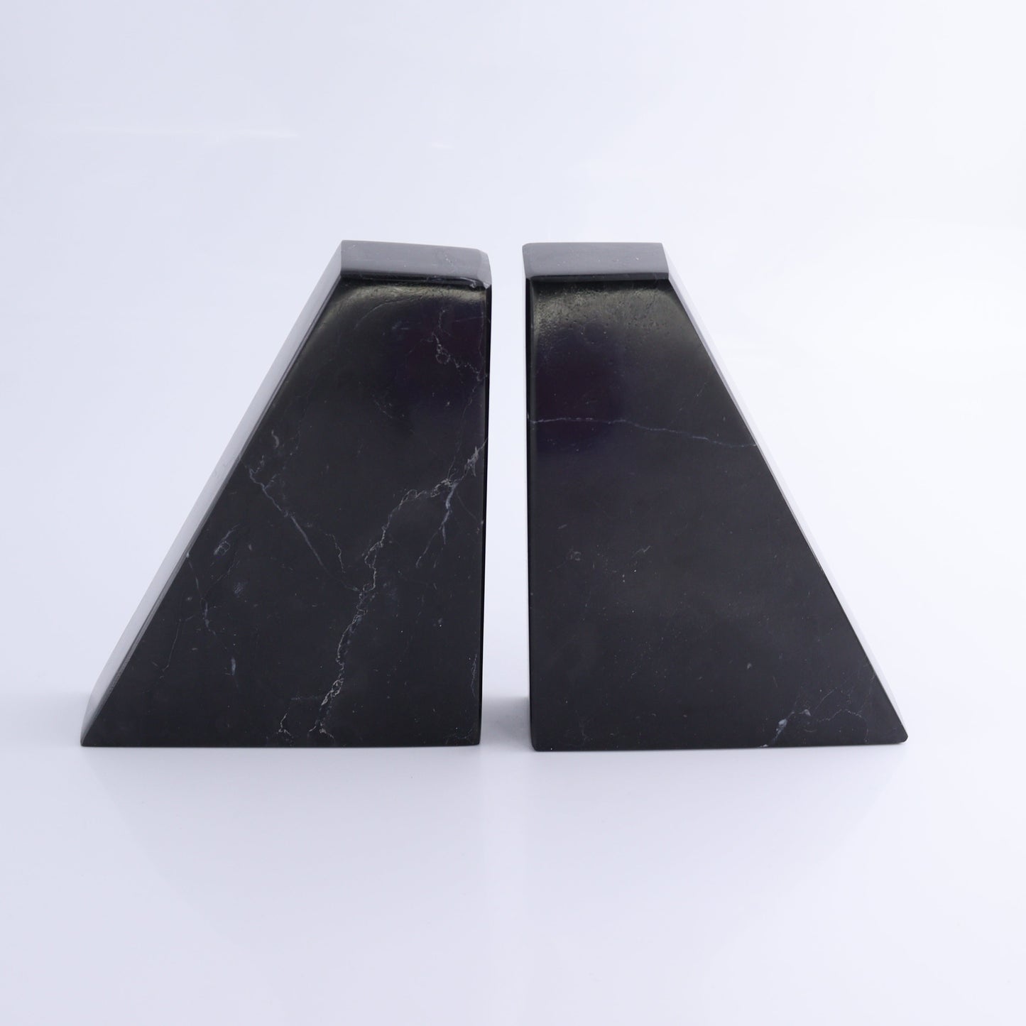 One Pair of Black Marble Polished Bookends - Expert Wholesale and Supplier of Wholesale Crystals & Bulk Gemstones, ["Black Marble","Bookends","Catalog Onyx","Marble","Mexico"]