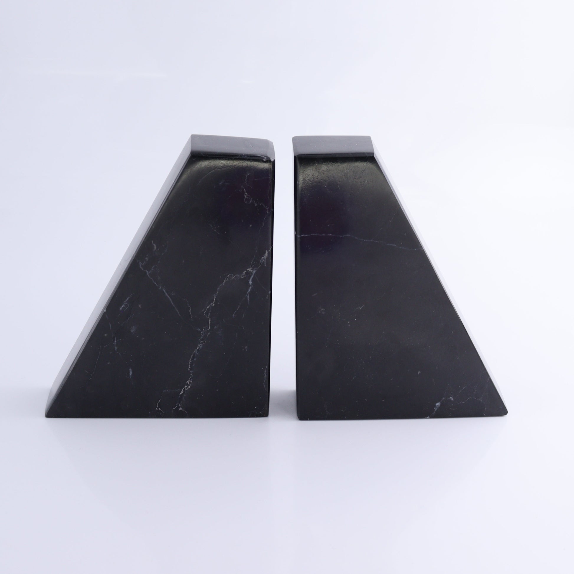 One Pair of Black Marble Polished Bookends - Expert Wholesale and Supplier of Wholesale Crystals & Bulk Gemstones, ["Black Marble","Bookends","Catalog Onyx","Marble","Mexico"]