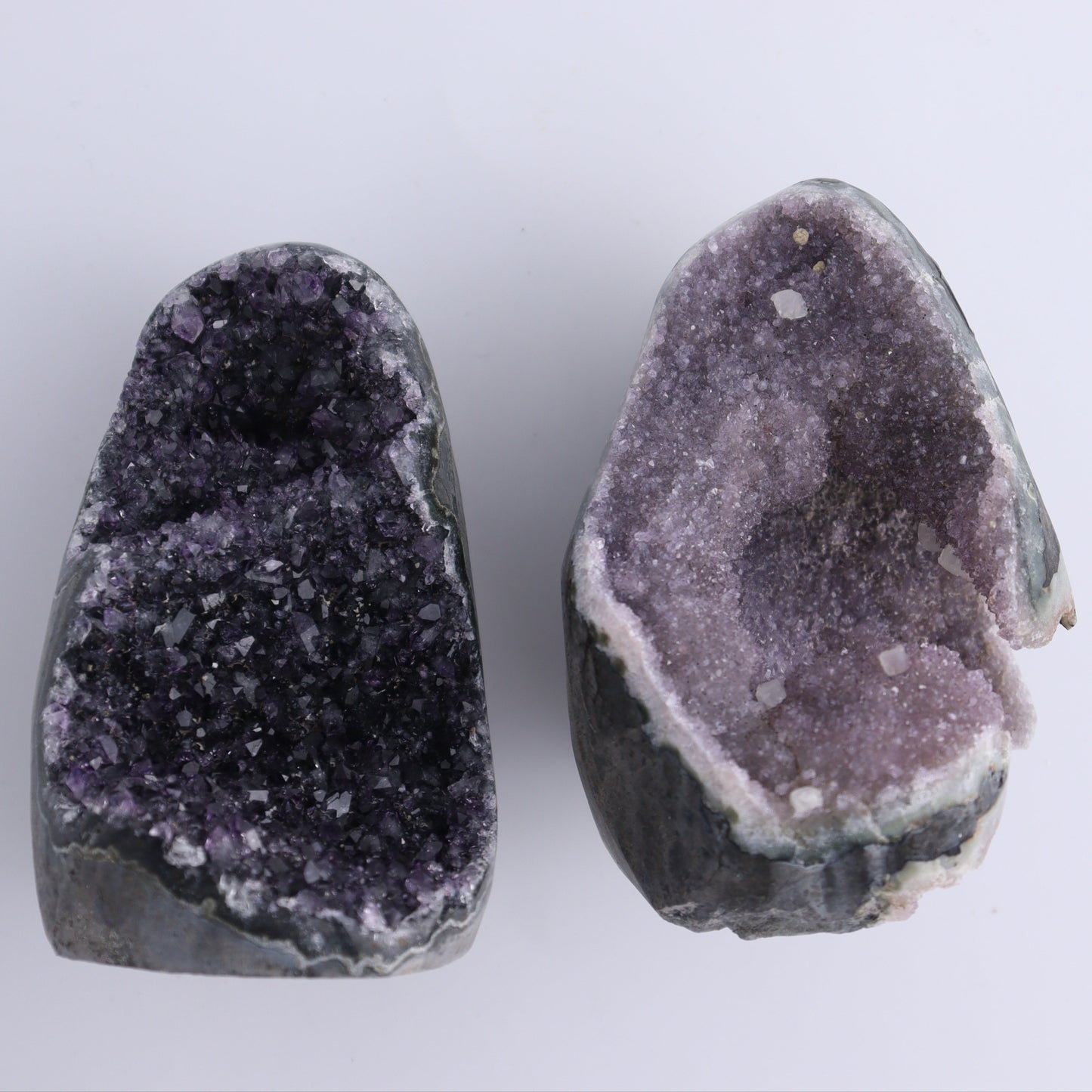 Uruguay Amethyst Set of 6 - Expert Wholesale and Supplier of Wholesale Crystals & Bulk Gemstones, ["Amethyst","Freeforms","Uruguay"]