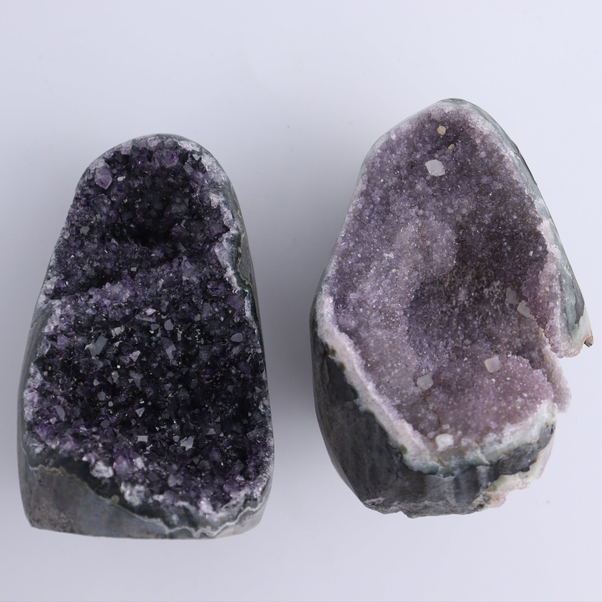 Uruguay Amethyst Set of 6 - Expert Wholesale and Supplier of Wholesale Crystals & Bulk Gemstones, ["Amethyst","Freeforms","Uruguay"]