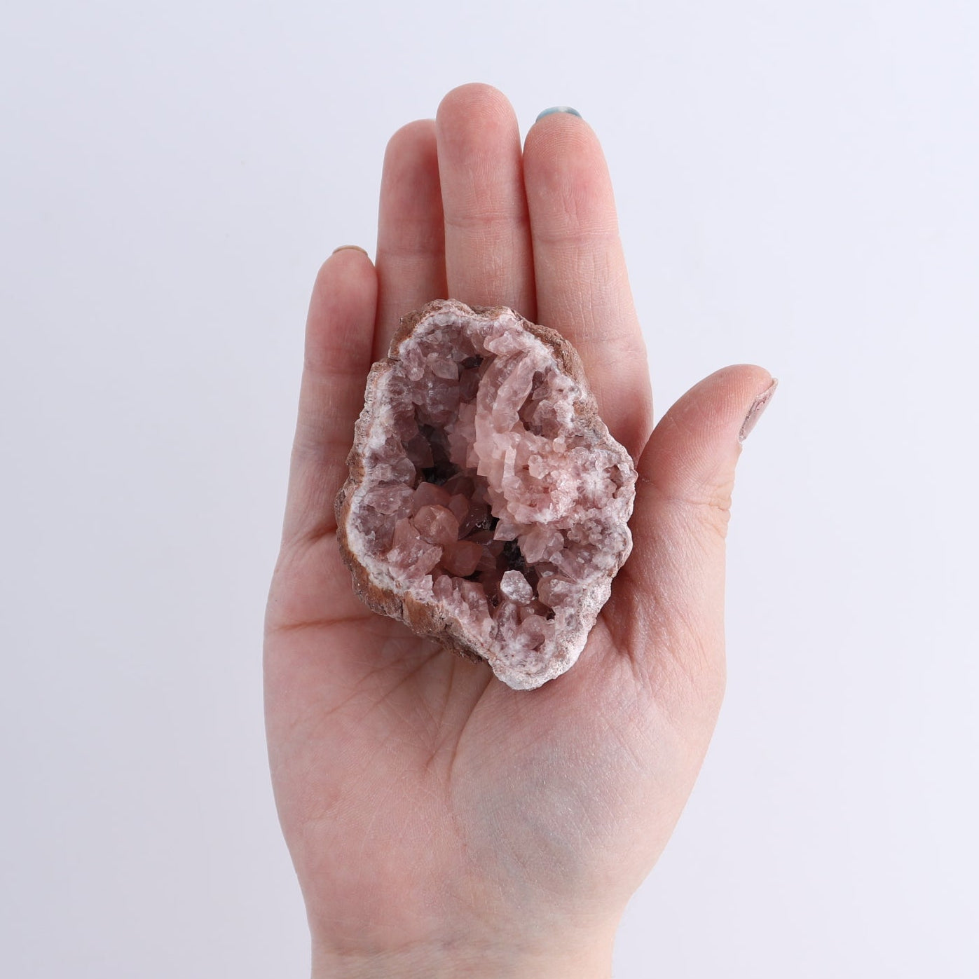 Pink Amethyst Geodes from Argentina Set of 24