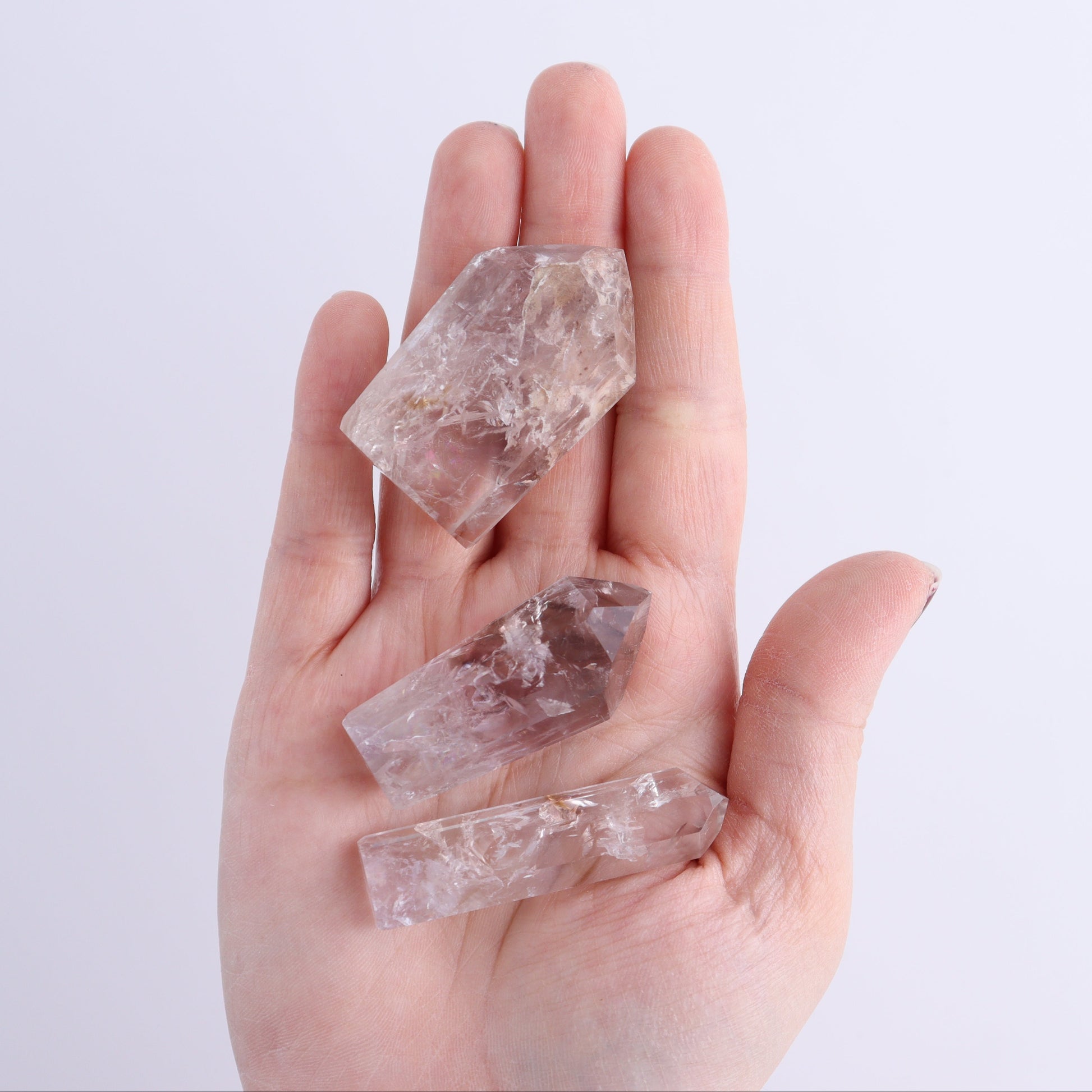 Powellite Amethyst UV Reactive Towers Set of 30 - Expert Wholesale and Supplier of Wholesale Crystals & Bulk Gemstones, ["Amethyst","Powellite"]