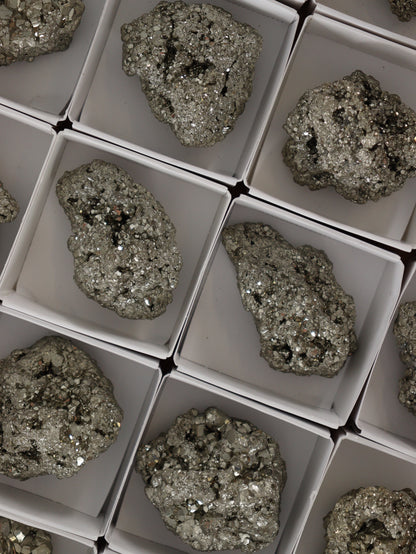 Pyrite Clusters Set of 20