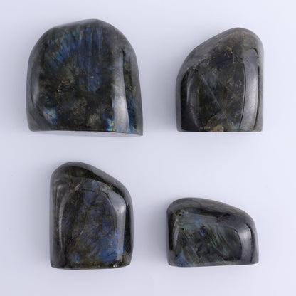 Labradorite Freeform Set of 4 - Expert Wholesale and Supplier of Wholesale Crystals & Bulk Gemstones, ["Freeforms","Labradorite","Madagascar"]