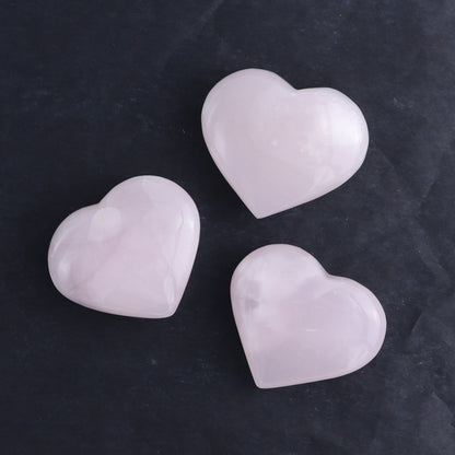 Pink Mangano Calcite Hearts Set of 6 - Expert Wholesale and Supplier of Wholesale Crystals & Bulk Gemstones, ["Pakistan","Pink Calcite"]