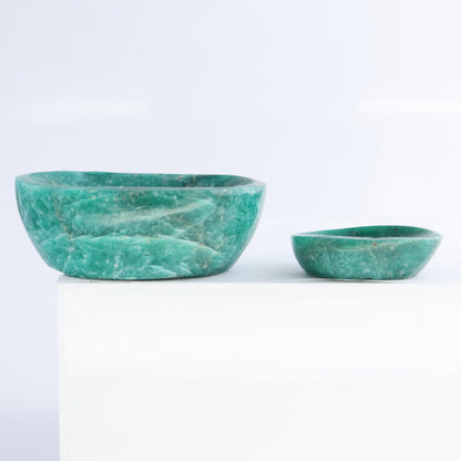 Amazonite Bowls Set of 8 - Expert Wholesale and Supplier of Wholesale Crystals & Bulk Gemstones, ["Amazonite","Bowls","Madagascar"]